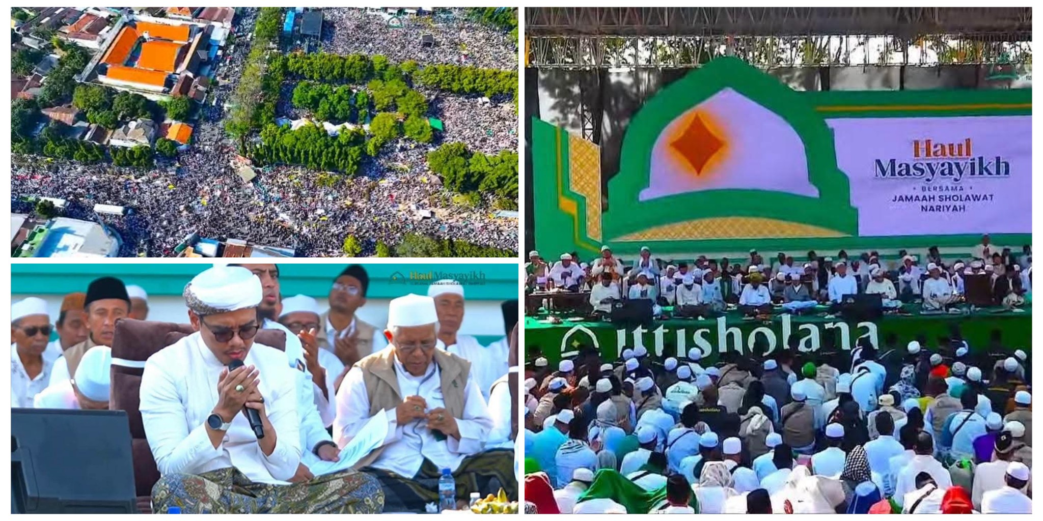 Situbondo Jadi Lautan Manusia, Ribuan Jamaah Hadiri Haul Masyayih dan Majelis Shalawat Nariyah
