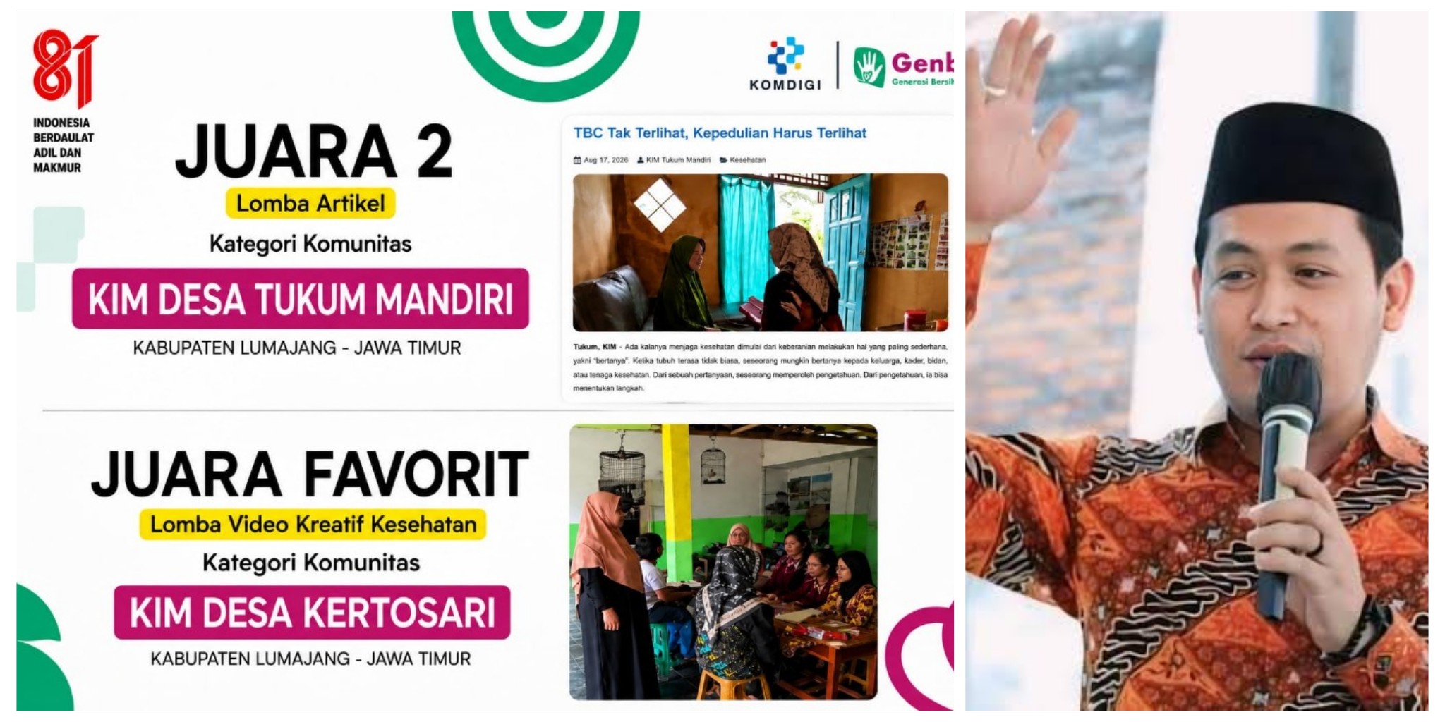 Dua KIM Lumajang Raih Juara Nasional